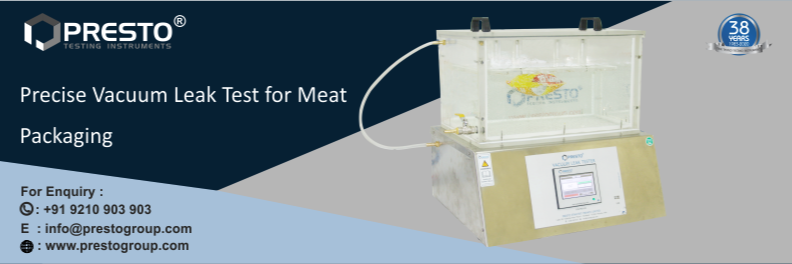 Precise Vacuum Leak Test for Meat Packaging